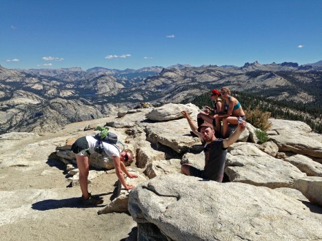 On top of Clouds Rest. Yippie! Photo Credit: Terrell Barry