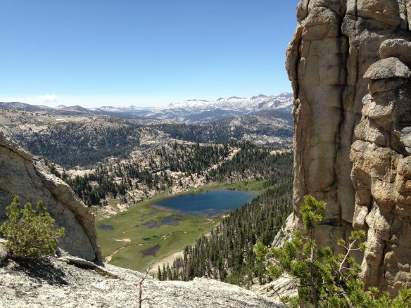The view south and east from the base of Matthes Crest.