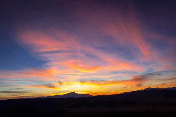Sunset from atop Ryan Mountain.  Photo Credit: Terrell Barry